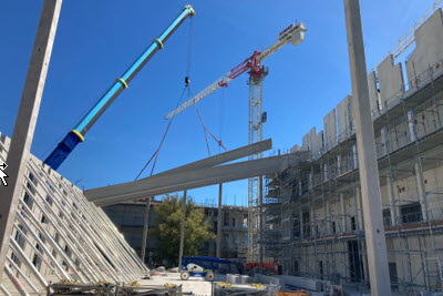 Betongstommen mot slutfasen på Rundstickan